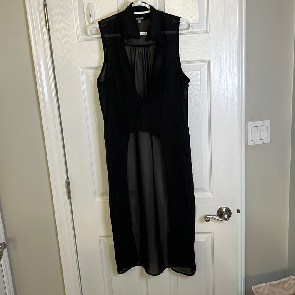 Black sheer cover up